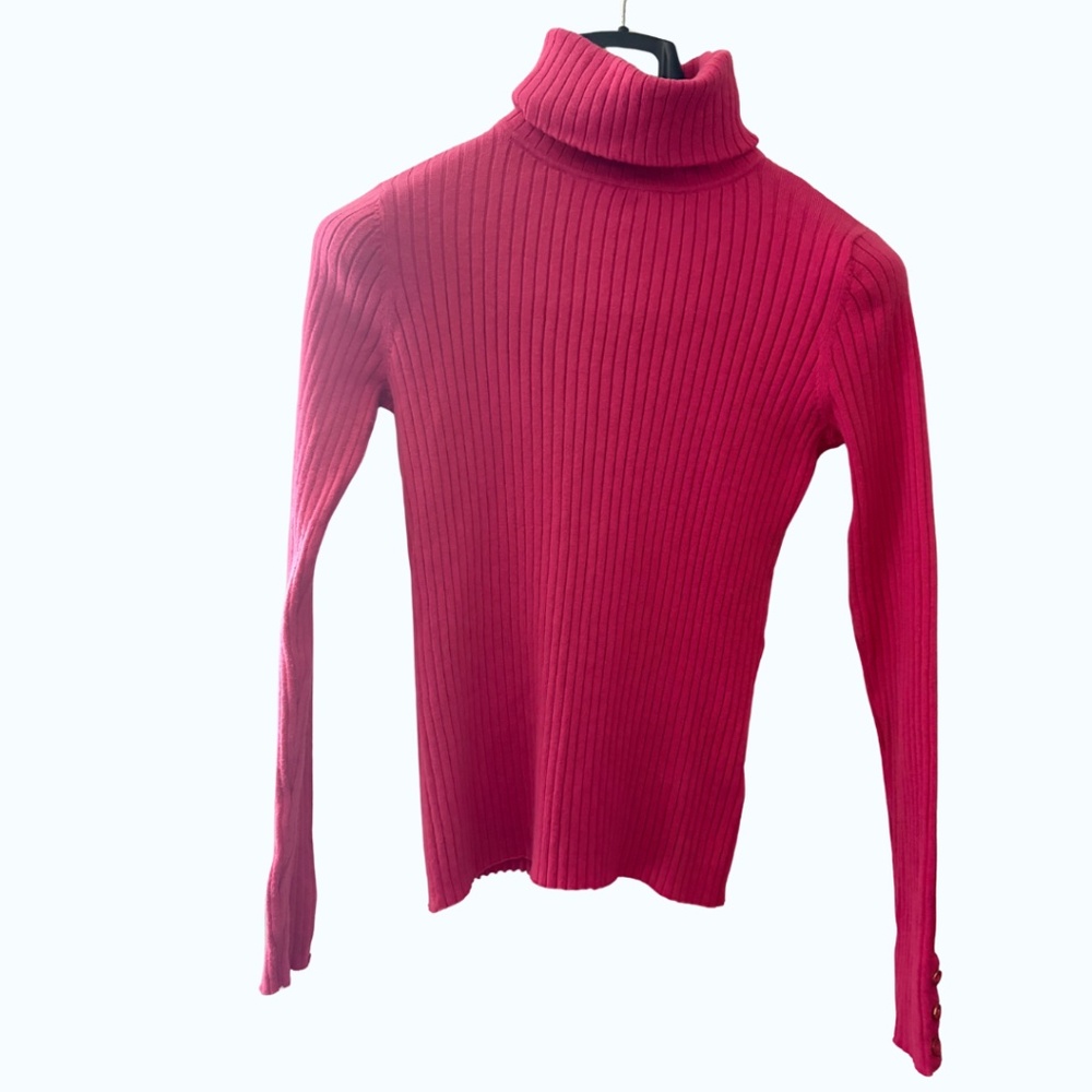 J.McLaughlin Pink Turtleneck Sweater Size S - Pre-Loved